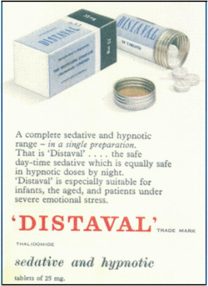 Distaval/ Thalidomide advertisement, British Medical Journal, 1961