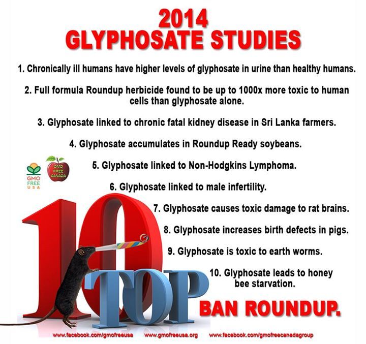 Roundup Toxicity Chart