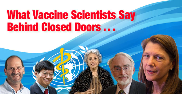 Scientists at WHO Global Summit Confirm the Absence of Vaccine Safety Science