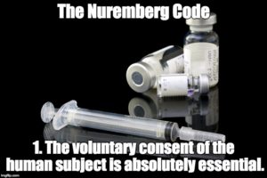 Why is the Nuremberg Code being used to oppose Covid-19 vaccines? Nuremberg-Code-Voluntary-Consent-300x200